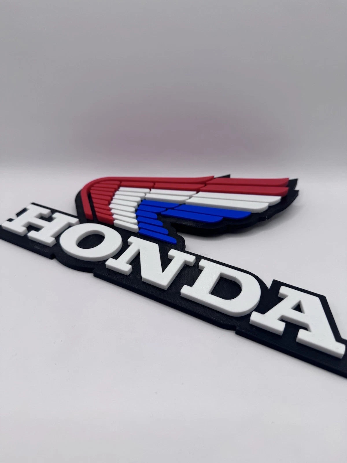 Retro Honda Wing Motorcycle 3D Wall Sign TRX ATC Mini Trail Monkey