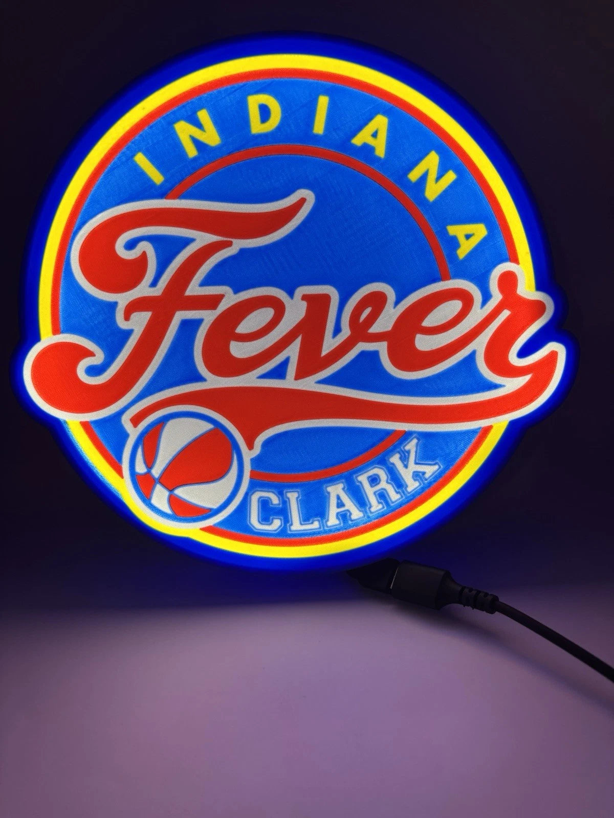 Indiana Fever  Basketball - Light Up LED Sign