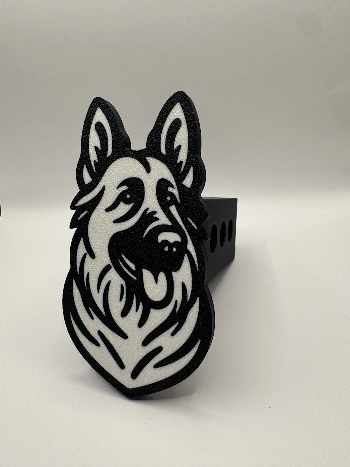 German Shepherd Dog Hitch Receiver Cover – Fits 2” Truck Hitch