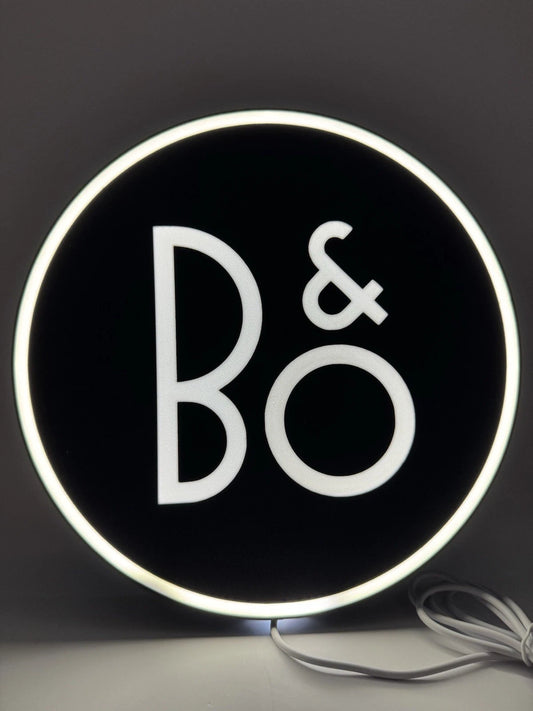 Bang And Olufsen B&O Stereo Vintage Audio Light Up LED Neon Sign