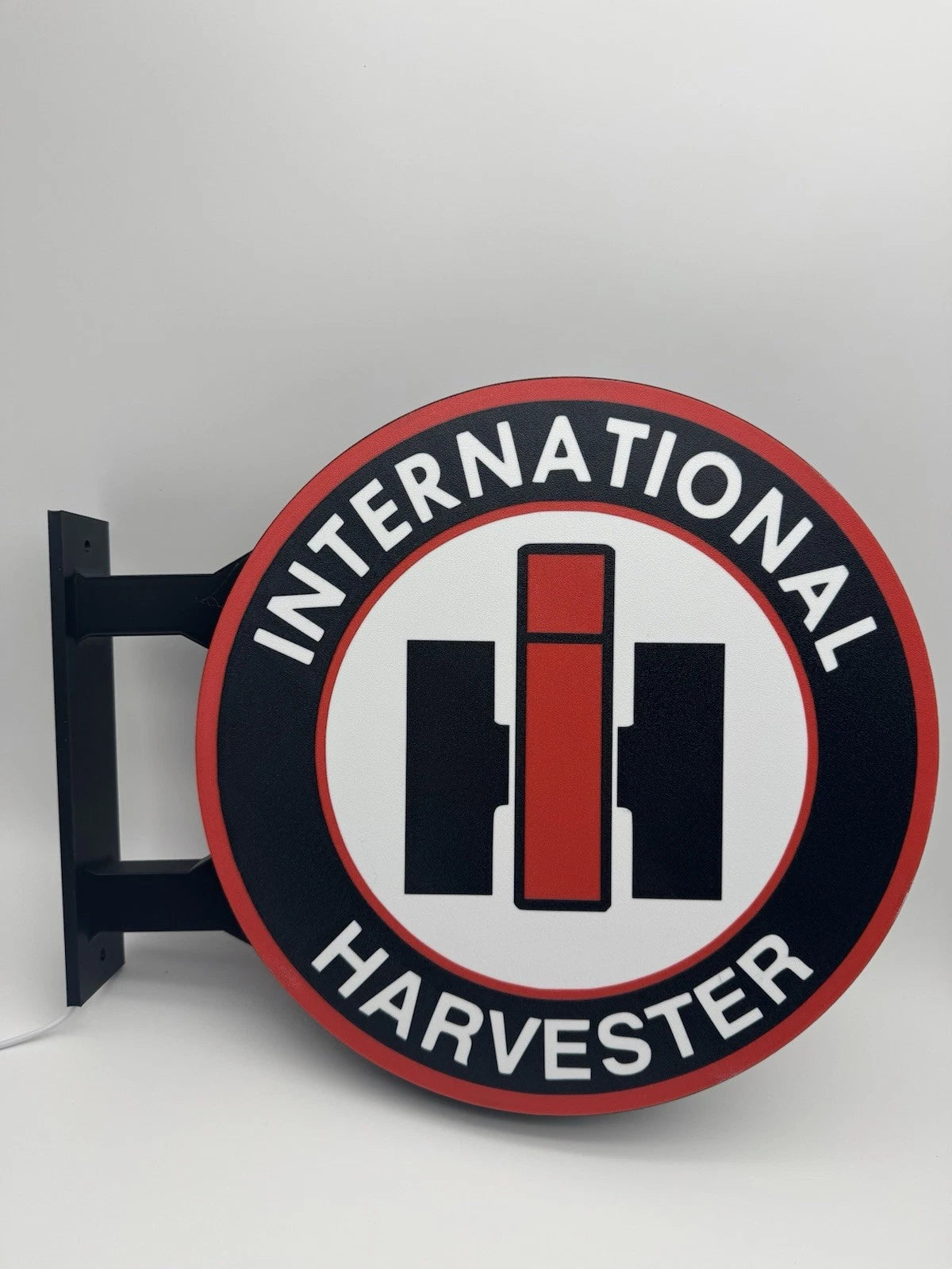 International Harvester 13” Pub Style Dual Side Light Up LED Sign
