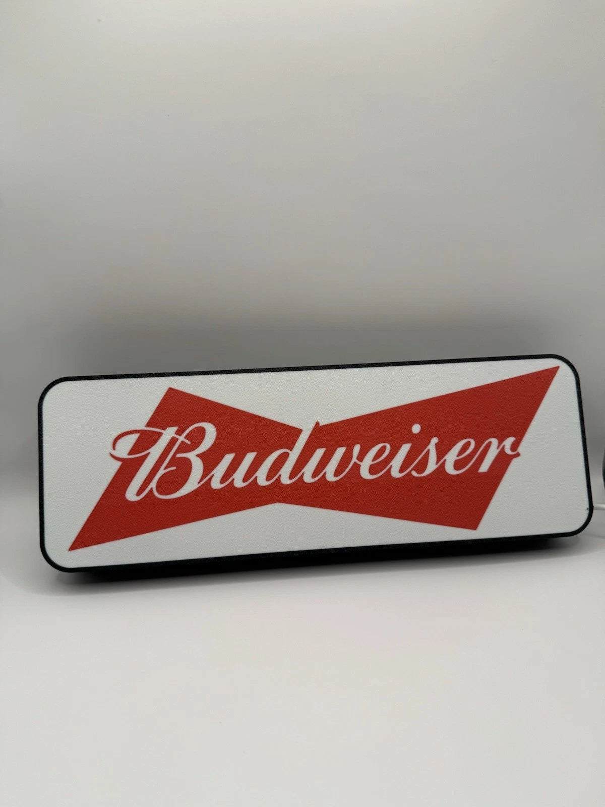 Budweiser Beer - Light Up LED Neon Sign Man Cave Bar Decor Brew