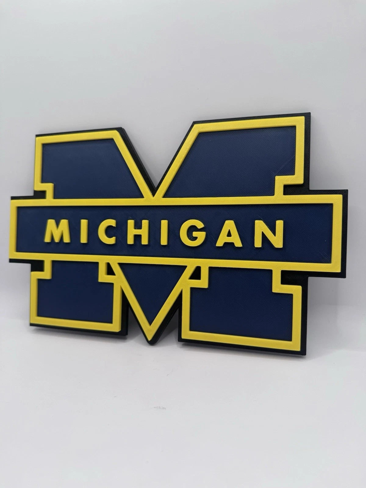 University of Michigan Wolverines 3D Wall Sign Man Cave Decor College Football