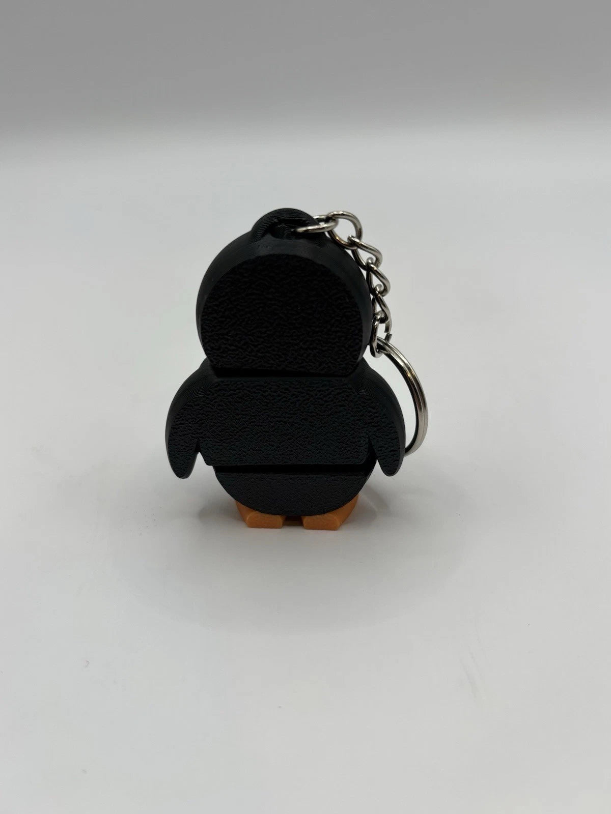 Black/White Penguin Fidget Keychain