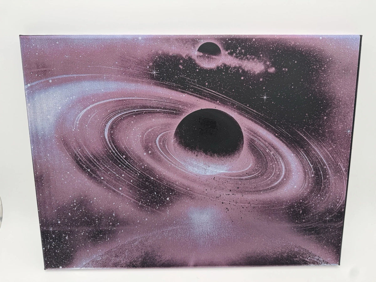 Galaxy - Oil On Canvas 16x12 Original Artwork