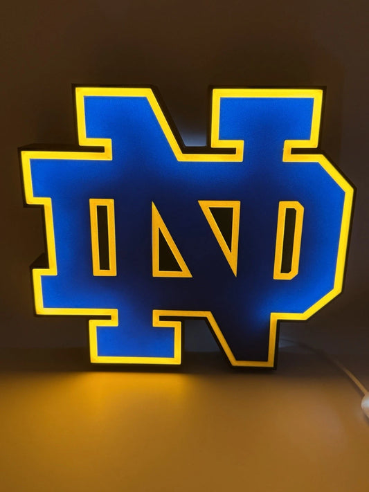 Notre Dame - Light Up LED Sign