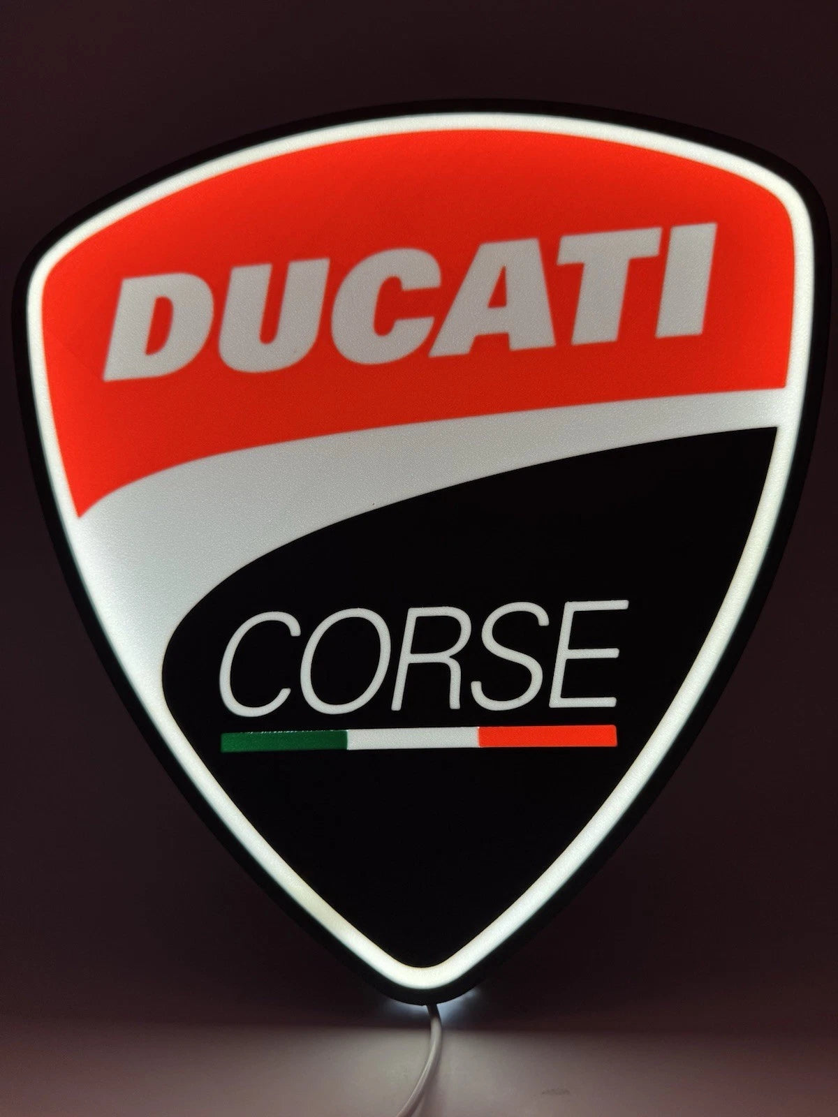 Ducati Motorcycle Corse Light Up LED Sign Monster Panigale Hypermotard Diavel