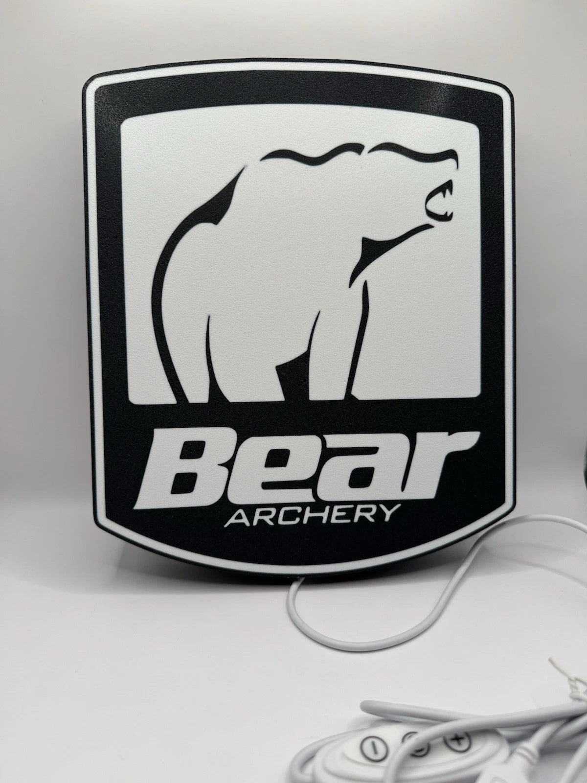 Bear Archery Bow Hunting Recurve Buck Trophy  Light Up LED Neon Sign