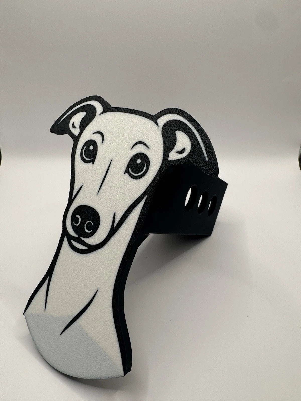 Greyhound Dog -  Hitch Receiver Cover – Fits 2” – Multiple Designs Available