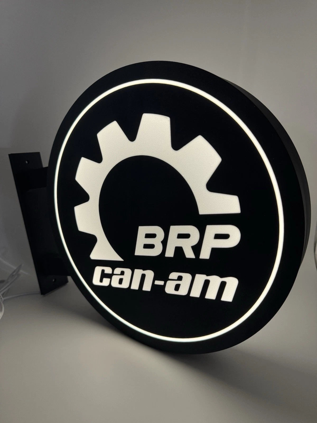 Can Am BRP 13”  Pub Style Dual Side Light Up LED Sign Gas Station Pub Bar