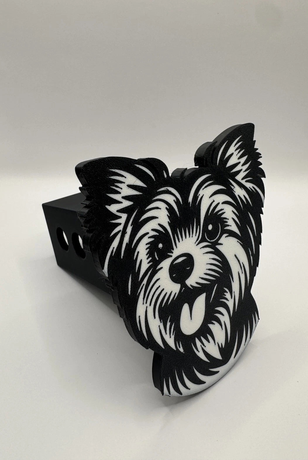 Yorki Yorkshire Terrier - Hitch Receiver Cover – Fits 2” Truck Hitch