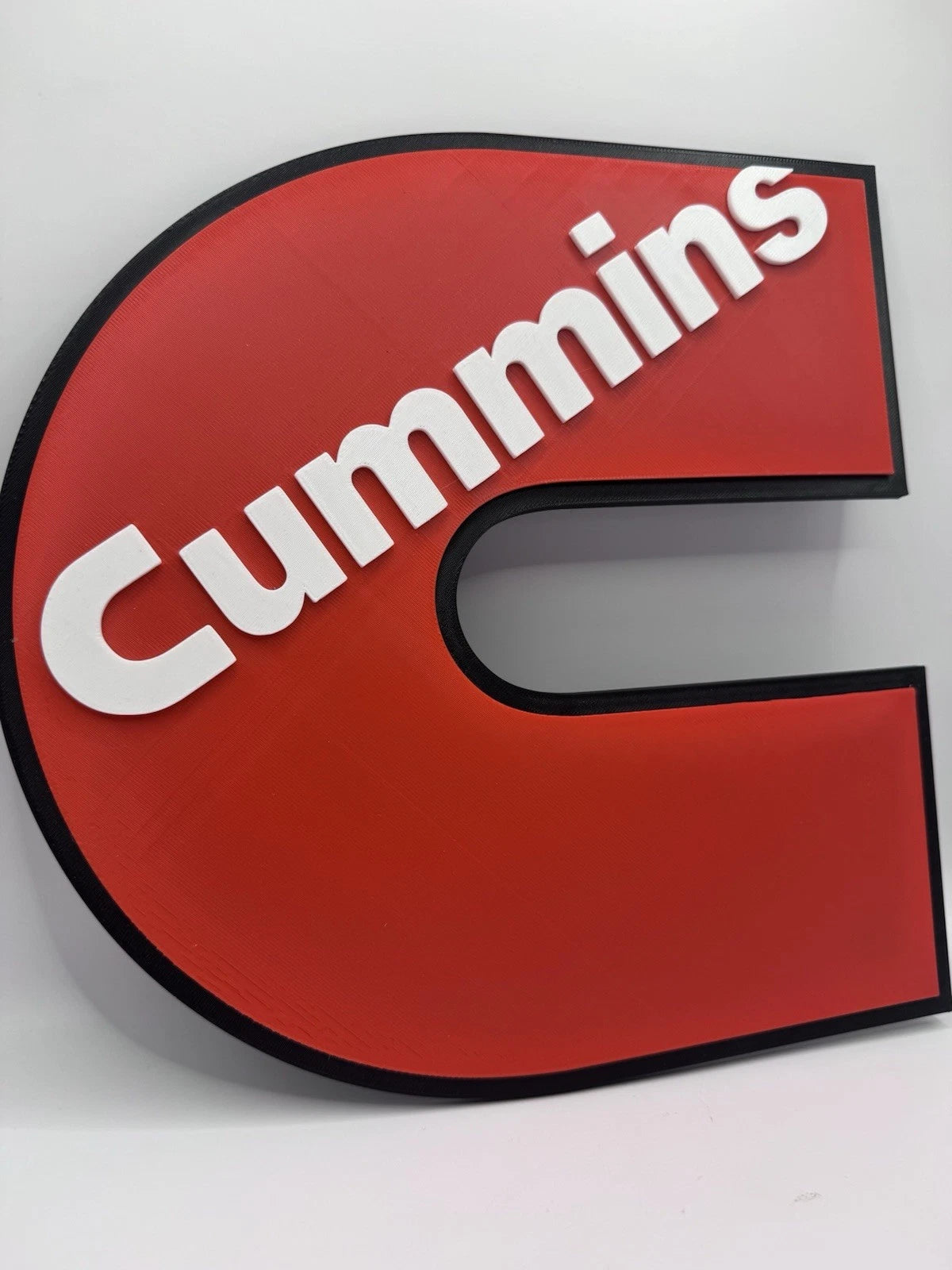 Cummins Diesel Engines 3D Wall Sign Plaque Mancave Garage Shop Decor