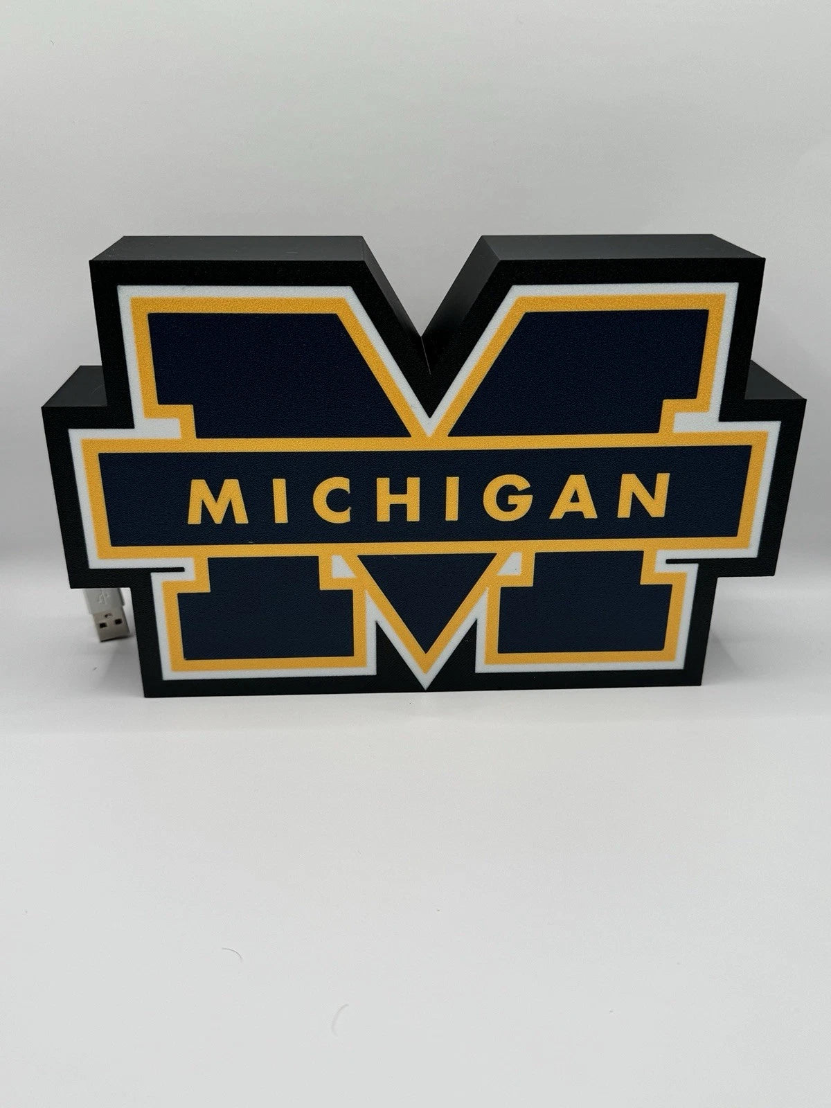 University of Michigan - Light Up LED Sign U Of M Wolverines Football Big 10