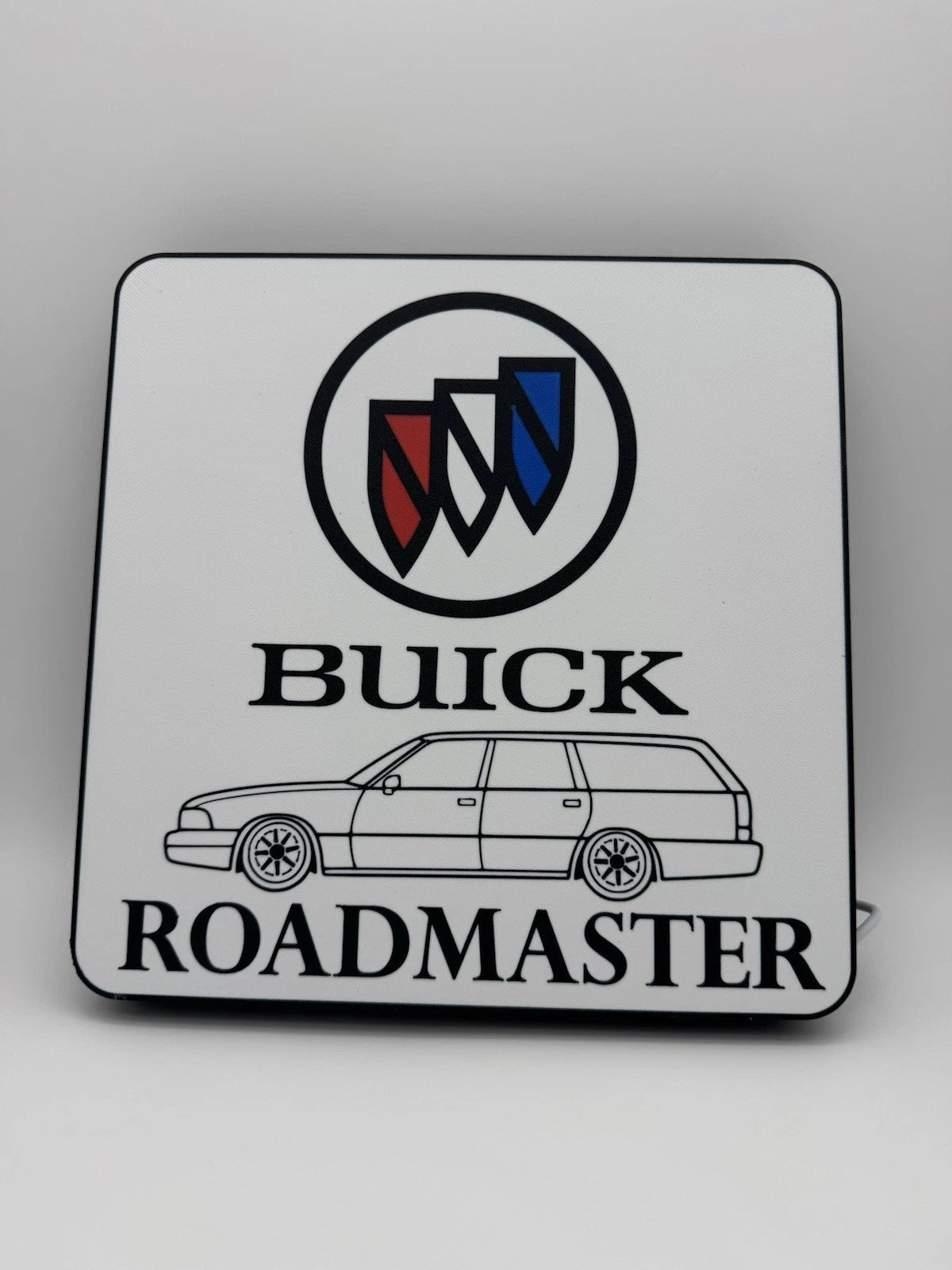 Buick Roadmaster Lowrider Light Up LED Sign With USB Plug  Lowrider Classic Car