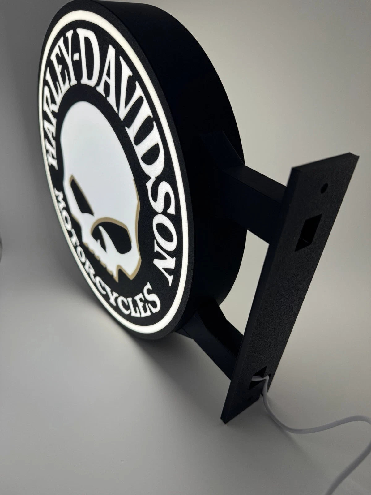 Harley Davidson Willie G - 13”  Pub Style Dual Side Light Up LED Sign Pub Bar