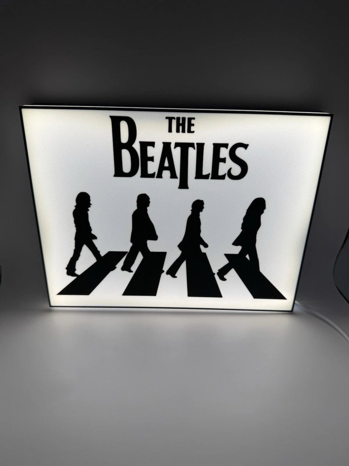 The Beatles - Light Up LED Neon Sign Classic Rock John Lennon Vinyl Ringo Starr