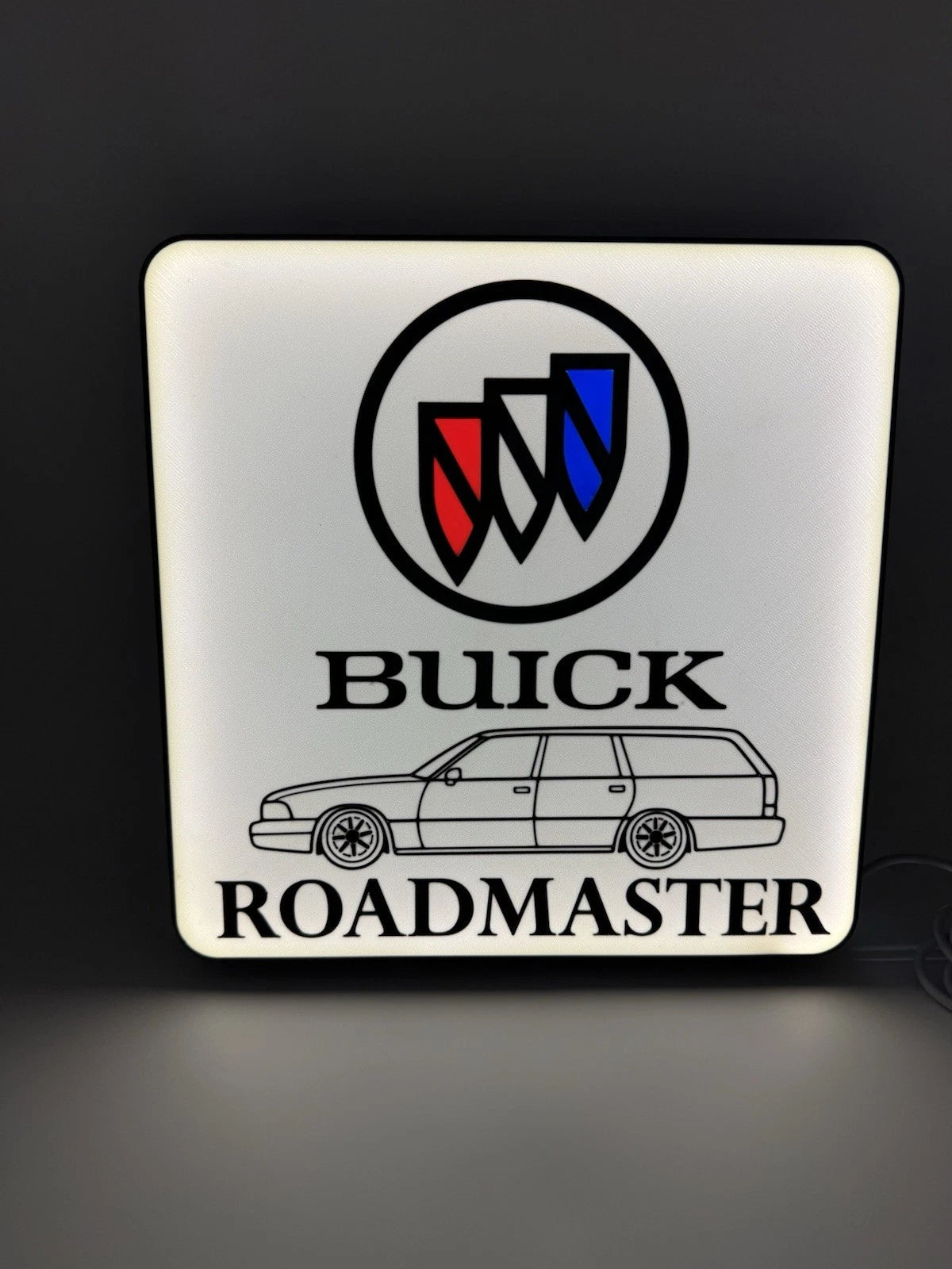 Buick Roadmaster Lowrider Light Up LED Sign With USB Plug  Lowrider Classic Car
