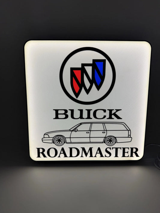 Buick Roadmaster Lowrider Light Up LED Sign With USB Plug  Lowrider Classic Car