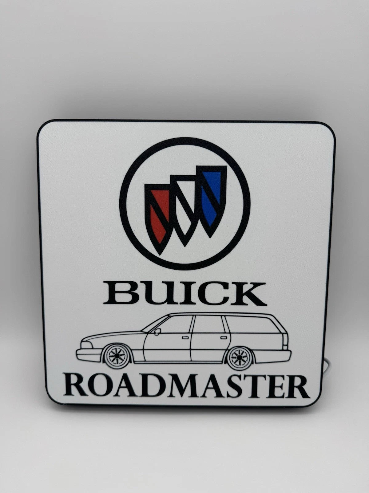 Buick Roadmaster Lowrider Light Up LED Sign With USB Plug  Lowrider Classic Car