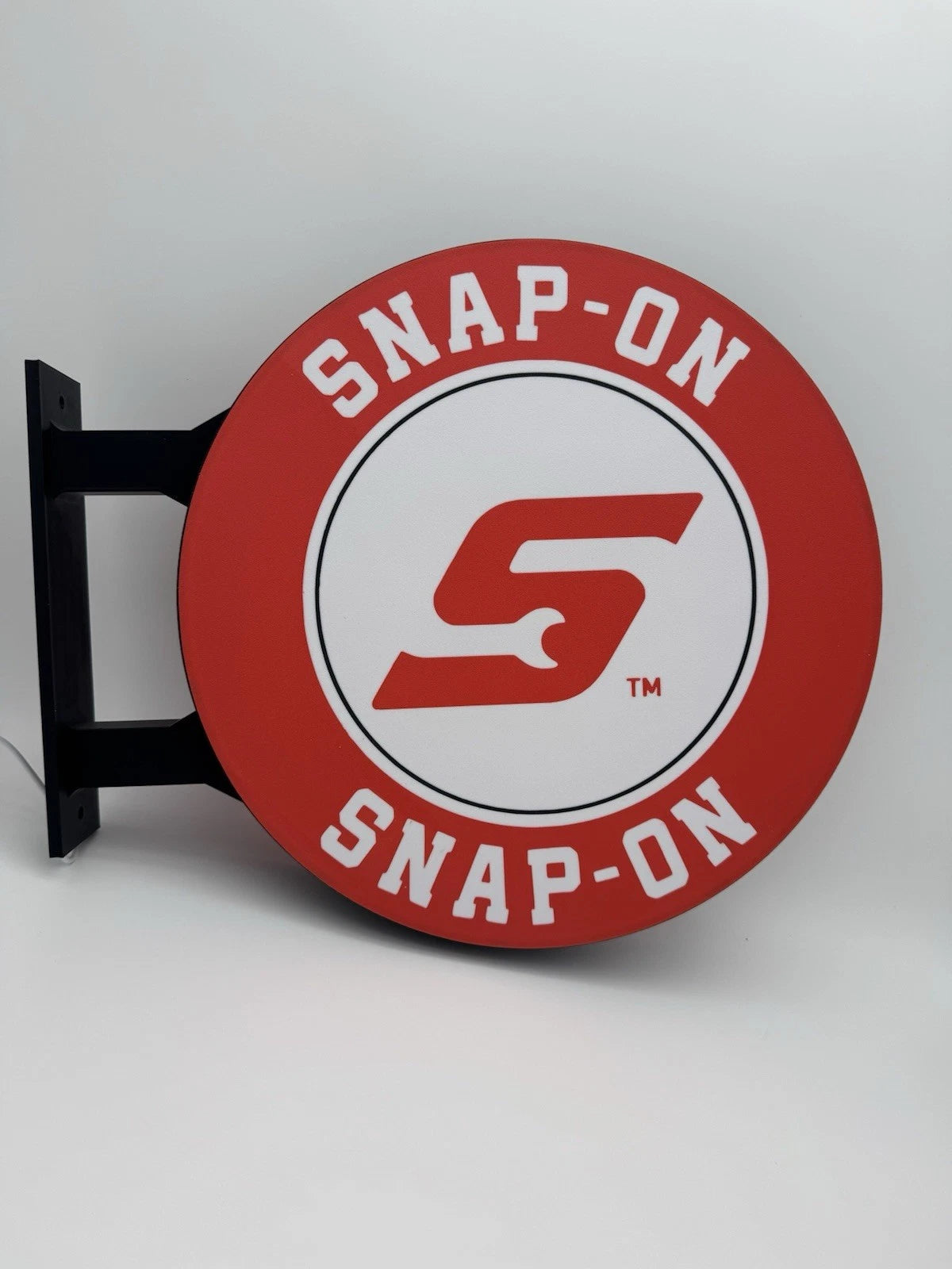 Snap On Tools 13” Pub Style Dual Side Light Up LED Sign Gas Station Mancave