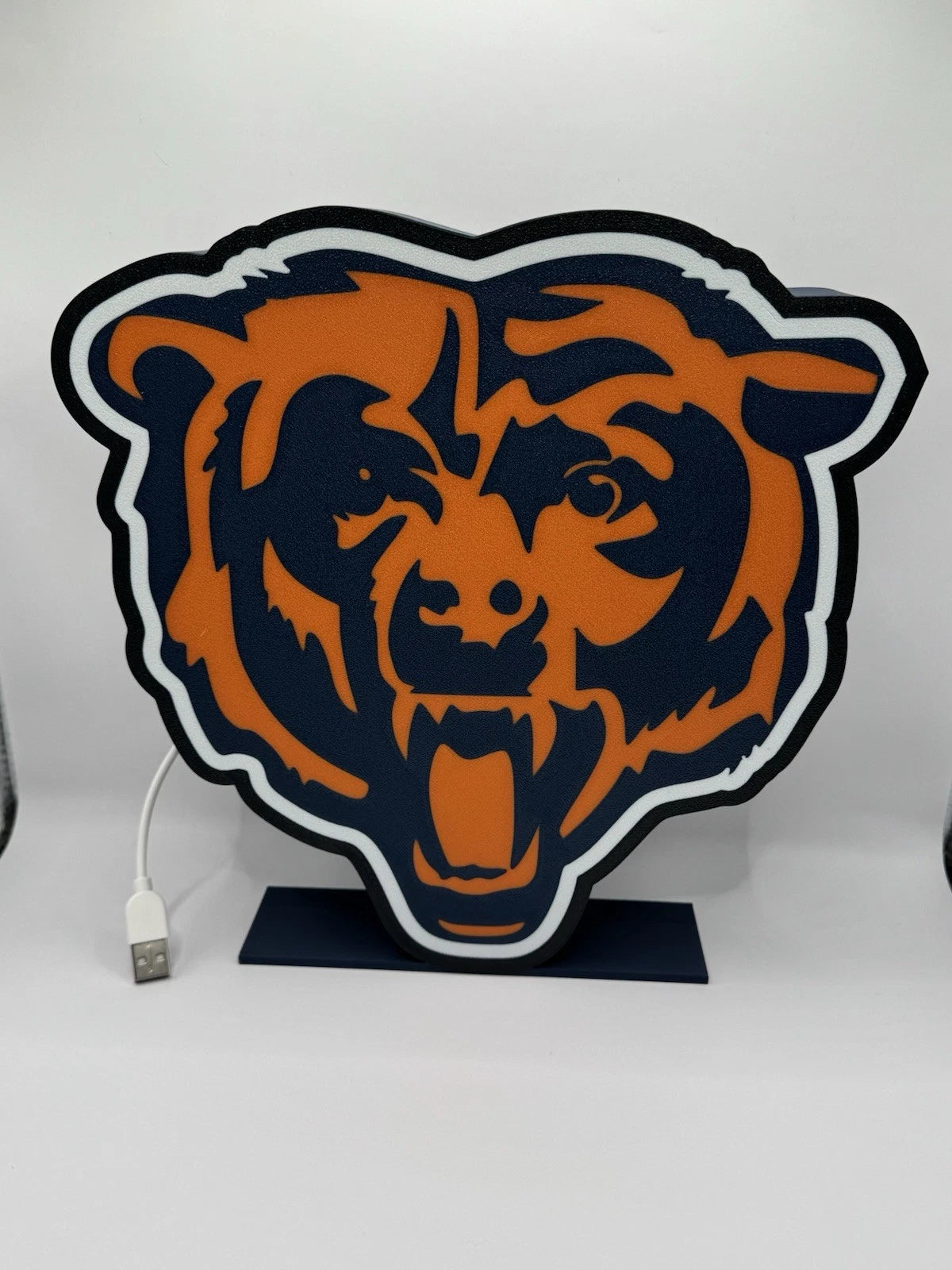Chicago Bears  -  Light Up LED Sign with USB Plug