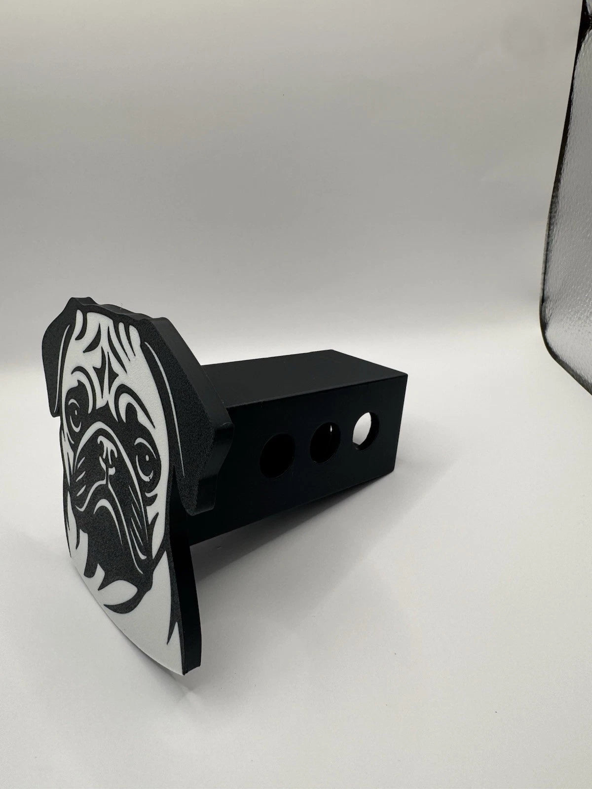 Pug Dog -  Hitch Receiver Cover – Fits 2” – Multiple Designs Available
