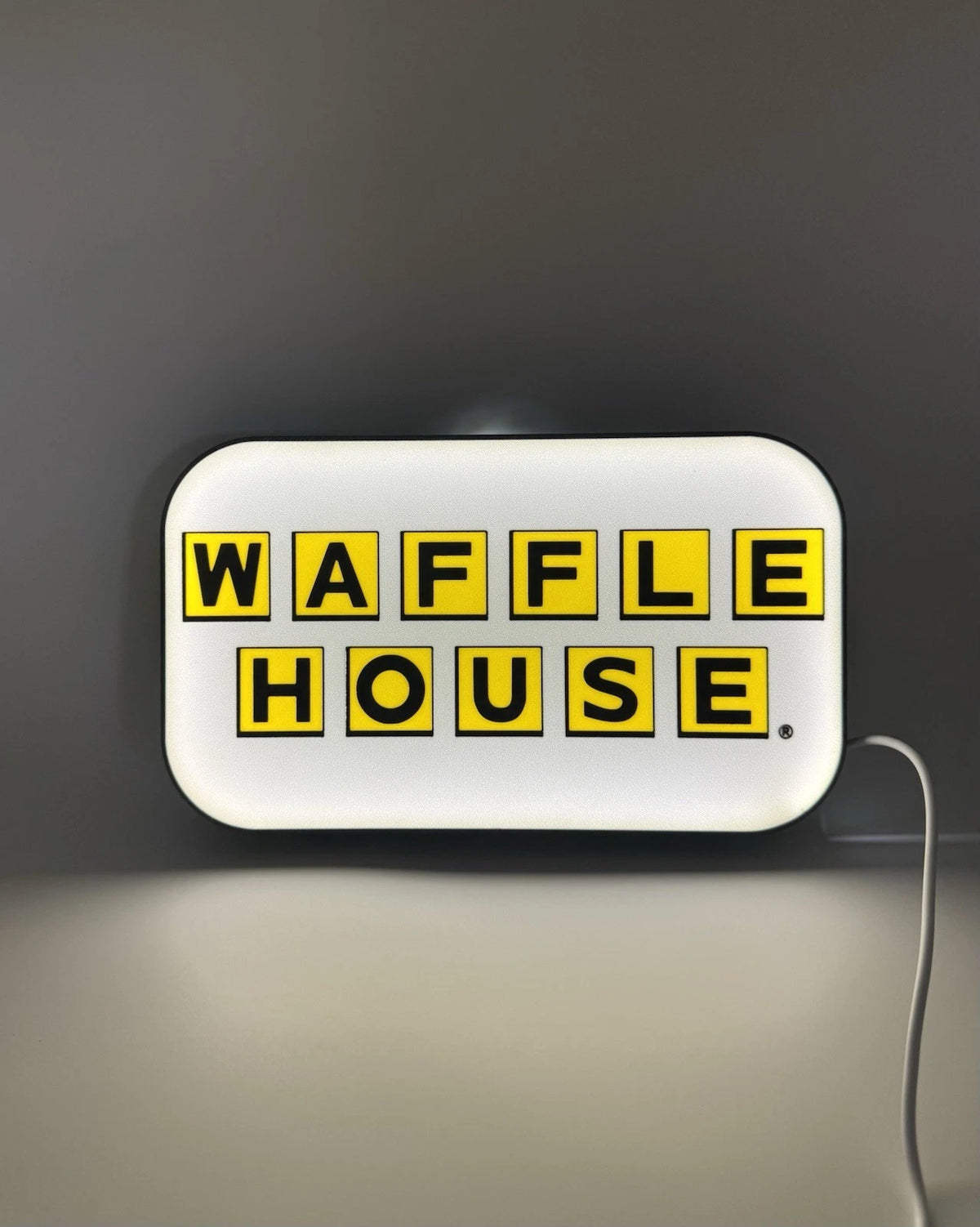 Waffle House -  Light Up LED Sign With USB Plug