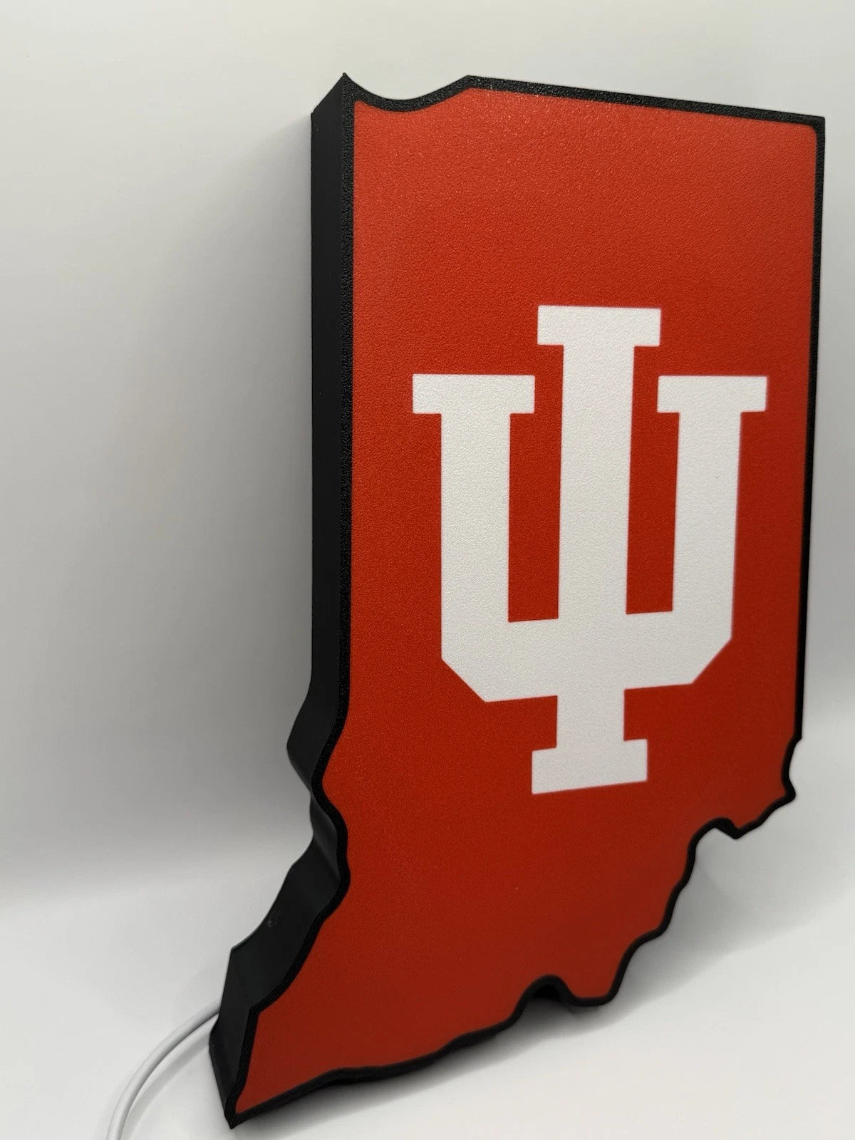 Indiana University IU Hoosiers Light Up LED Neon Sign Football College Sports