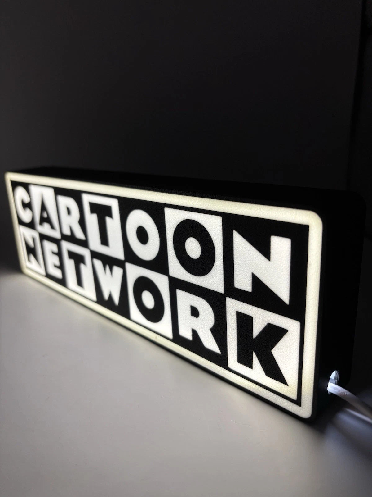 Cartoon Network -  Light Up LED Sign With USB Plug - 90s Retro NEW
