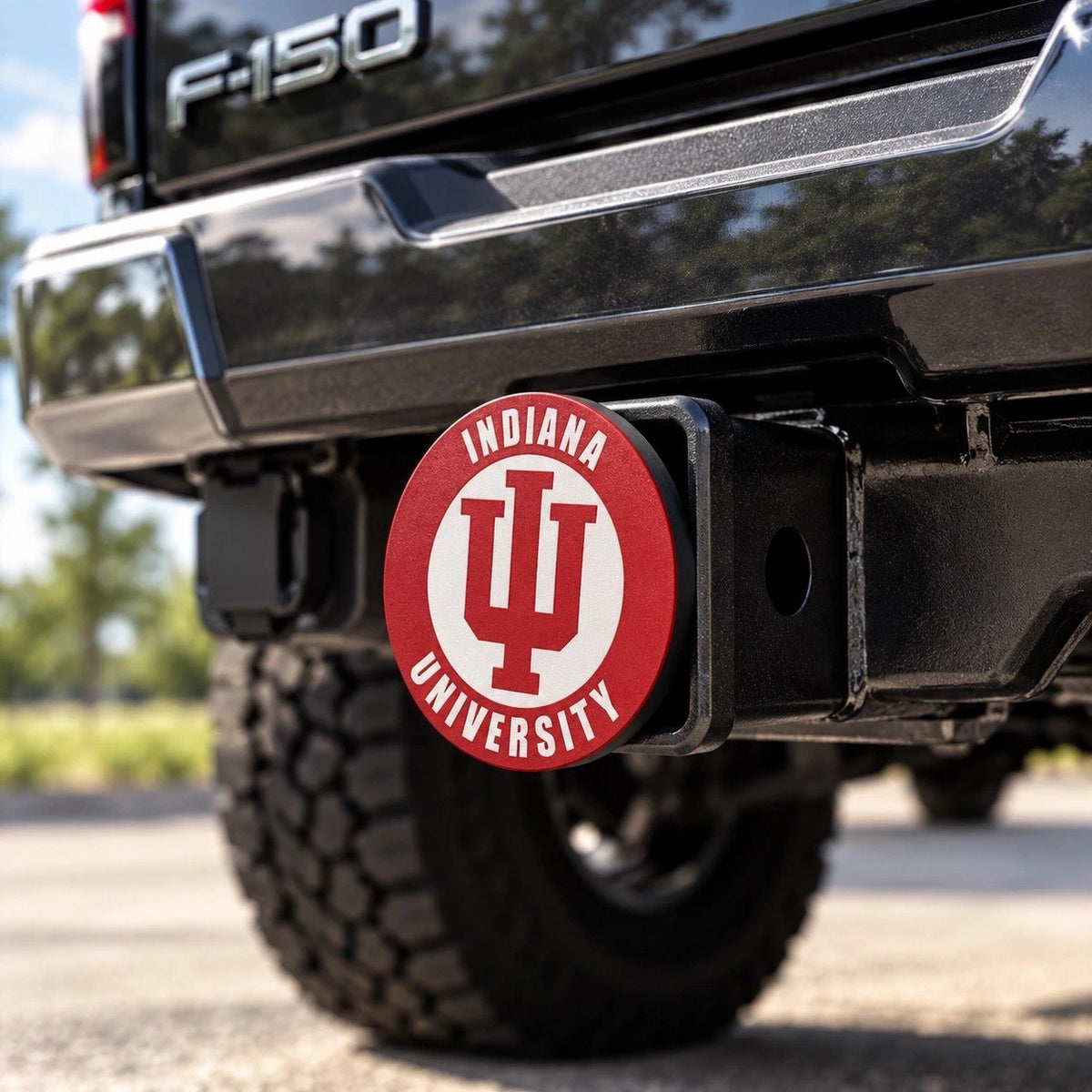 Indiana University Hoosiers Tow Hitch Receiver Cover – Fits 2” Towing Truck SUV