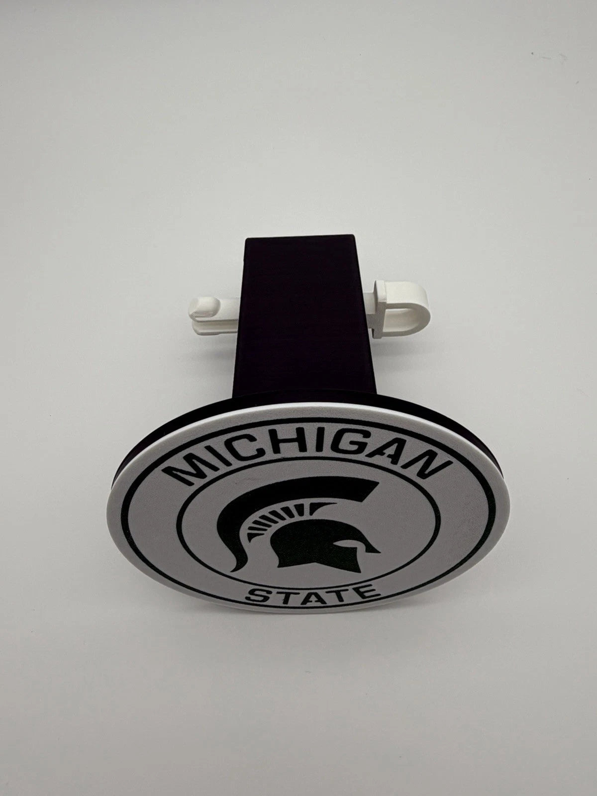 Michigan State University Tow Hitch Receiver Cover White – Fits 2” Towing Truck