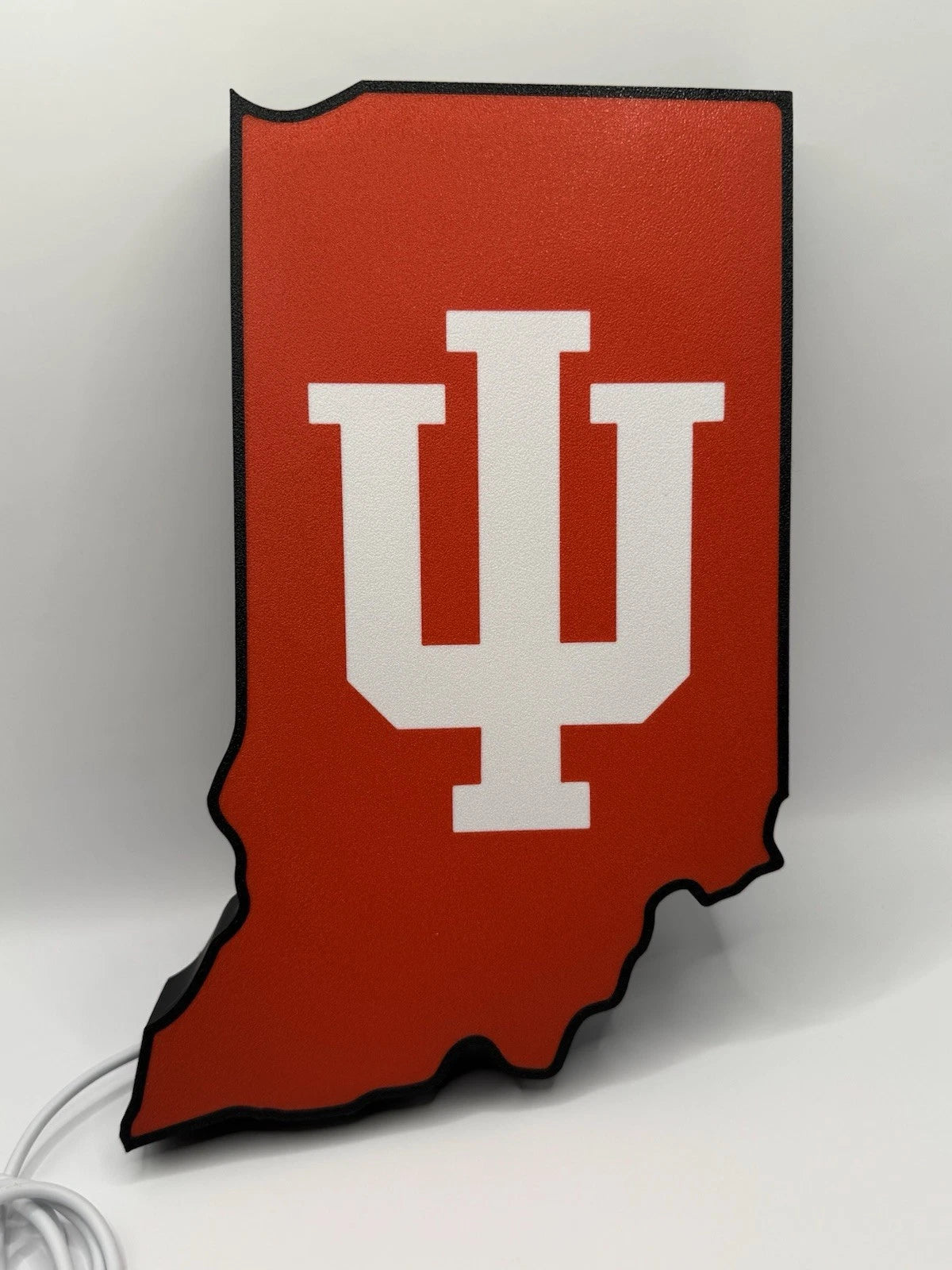 Indiana University IU Hoosiers Light Up LED Neon Sign Football College Sports