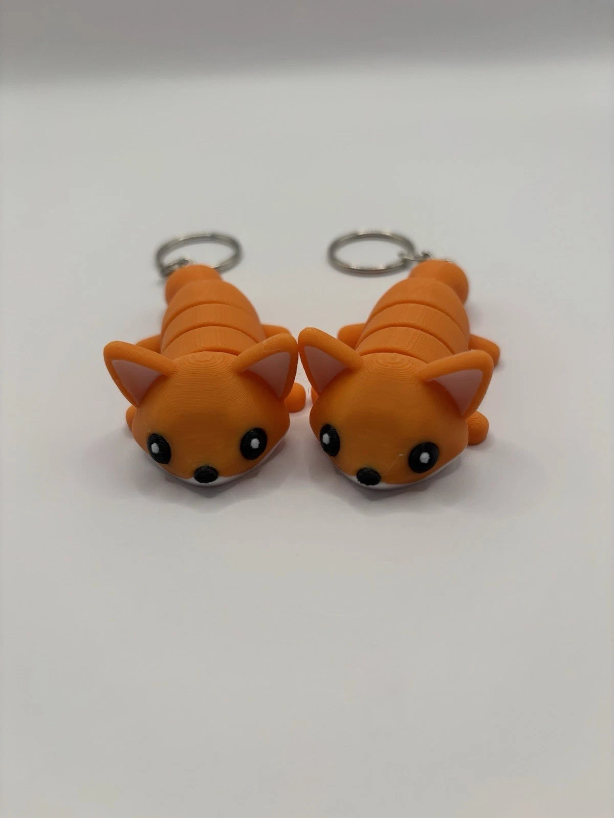 Orange Fox Fidget Keychain