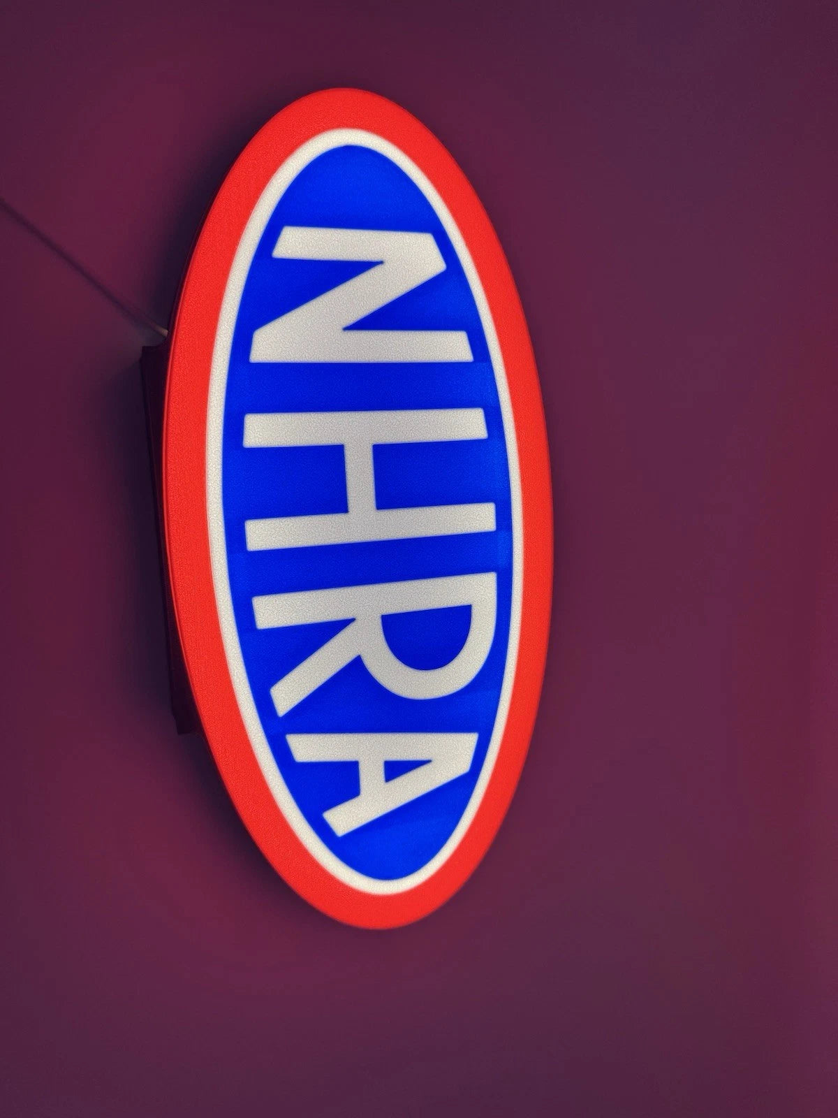 NHRA Drag Racing - Light Up LED Neon Sign Hot Rod Dragster Street Top Fuel Funny