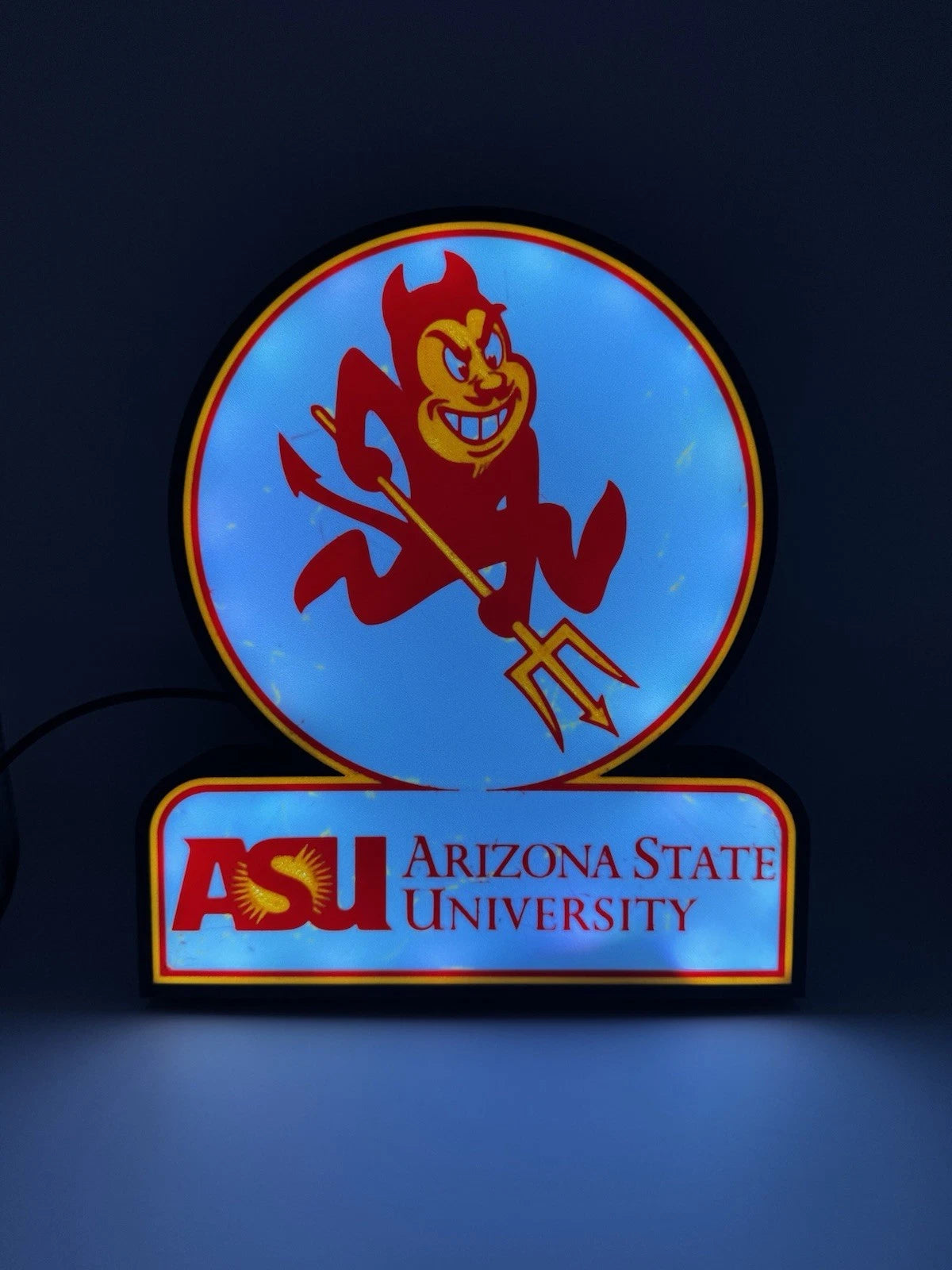 ASU Sundevils - Light Up LED Sign Arizona State University Sun Devils Football