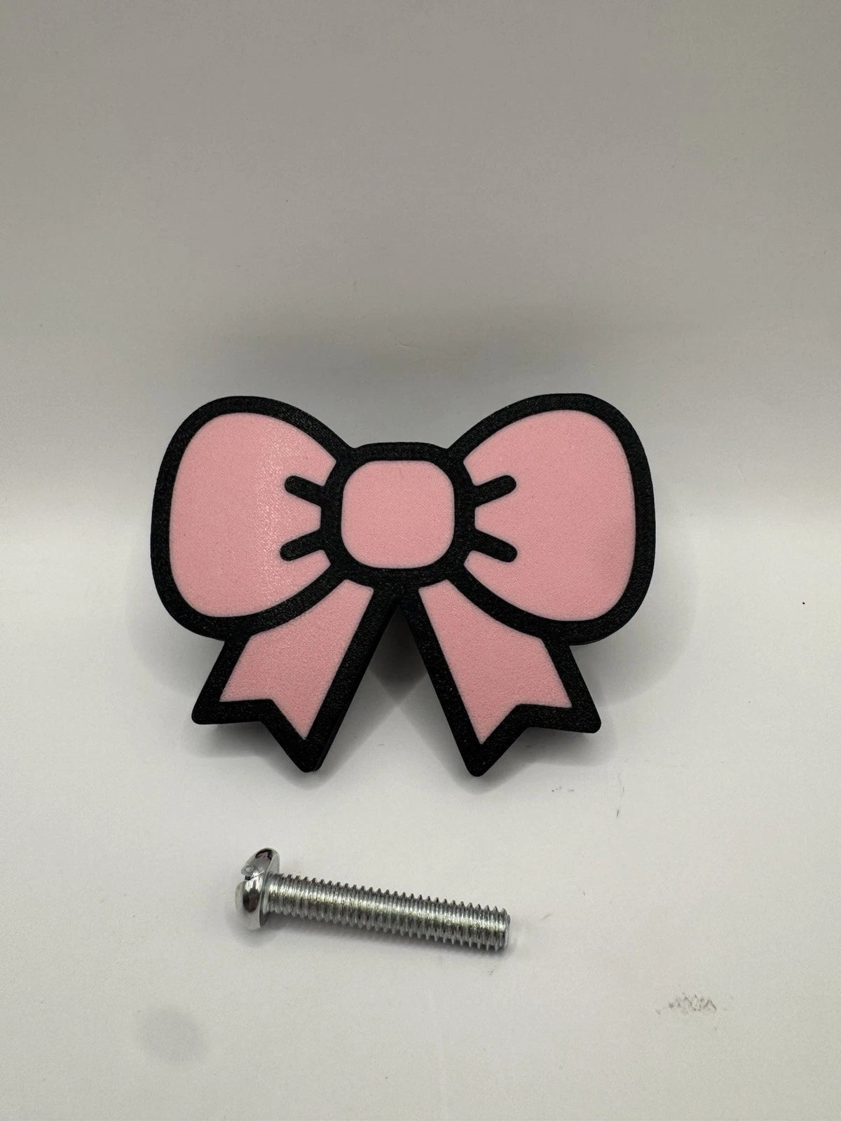 Kids Girl Bow Decorative Drawer Pull Dresser Cabinet Knob Play Room Nursery Bed