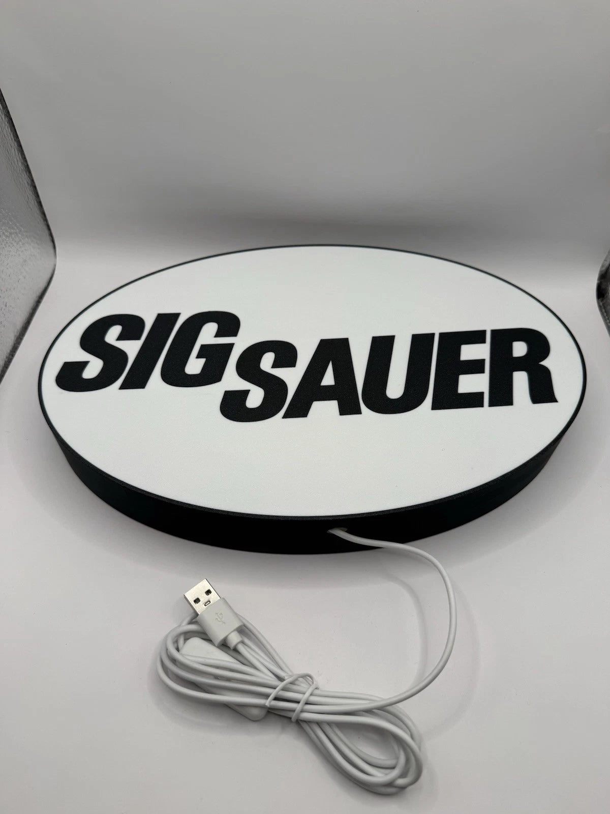 Sig Sauer Guns Light Up LED Neon Sign - 2a Shooting Reloading Handgun