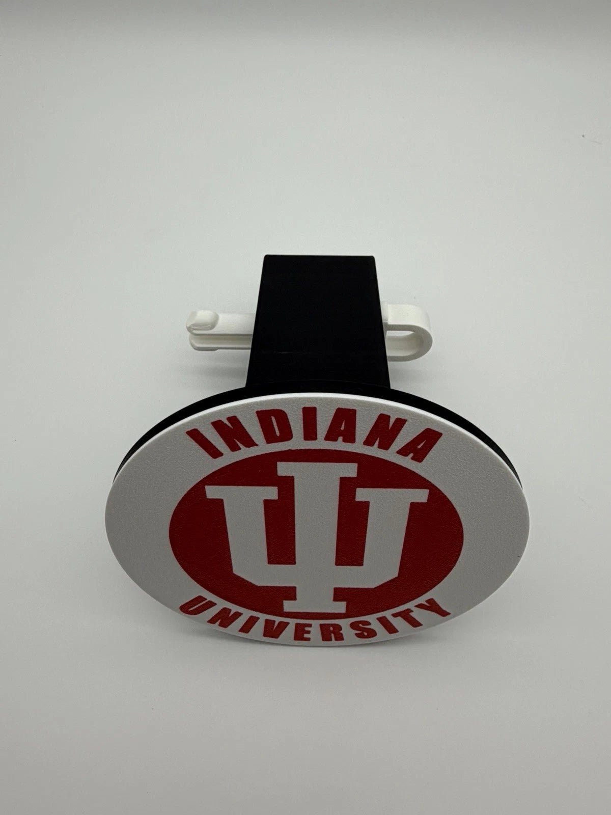 White Indiana Hoosiers Tow Hitch Receiver Cover – Fits 2” Towing Truck SUV
