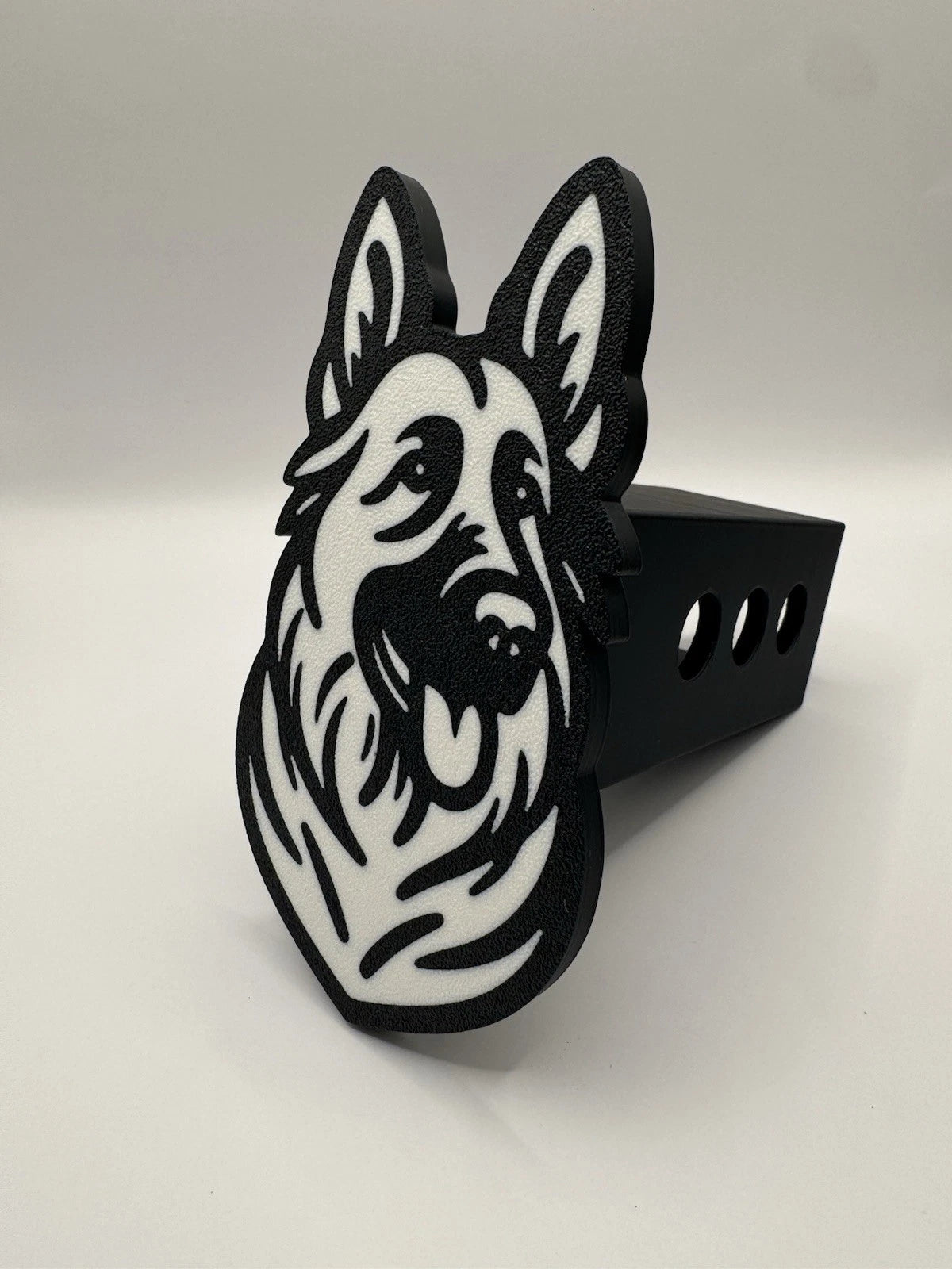 German Shepherd Dog Hitch Receiver Cover – Fits 2” Truck Hitch