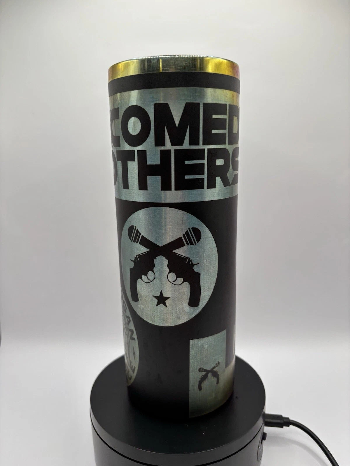 Comedy Mothership Tumbler- 20oz Skinny- Multicolor