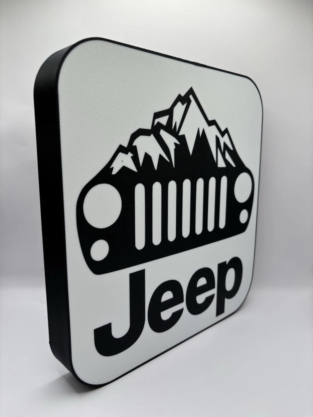 Jeep - Light Up LED Sign Wrangler JK Rubicon Sahara SUV Off-road Trail Ready