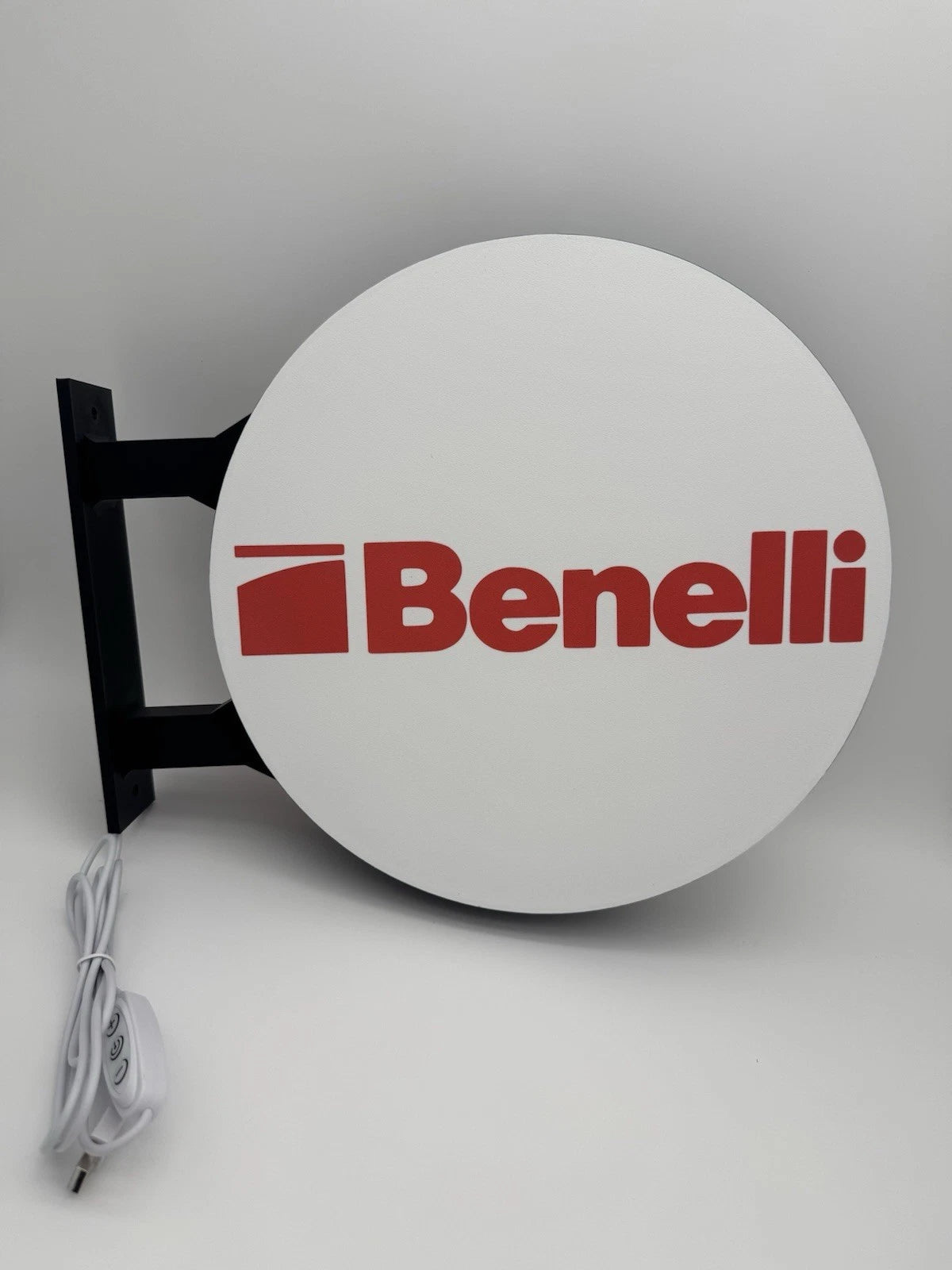 Benelli Firearms 13”  Pub Style Dual Side Light Up LED Sign Pub Bar Mancave
