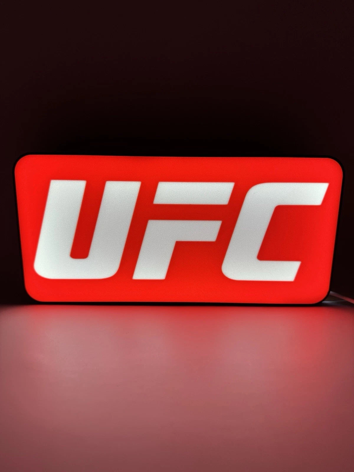 UFC Light Up LED Neon Sign Ultimate Fighting MMA Kick Boxing