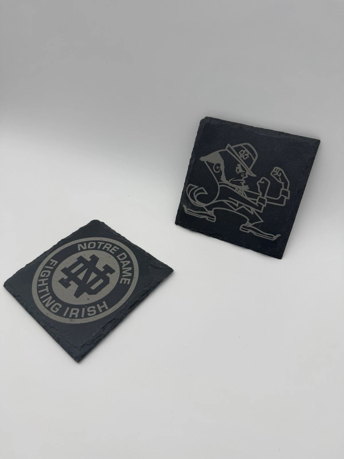 Notre Dame Fighting Irish 2x Slate Coaster Set