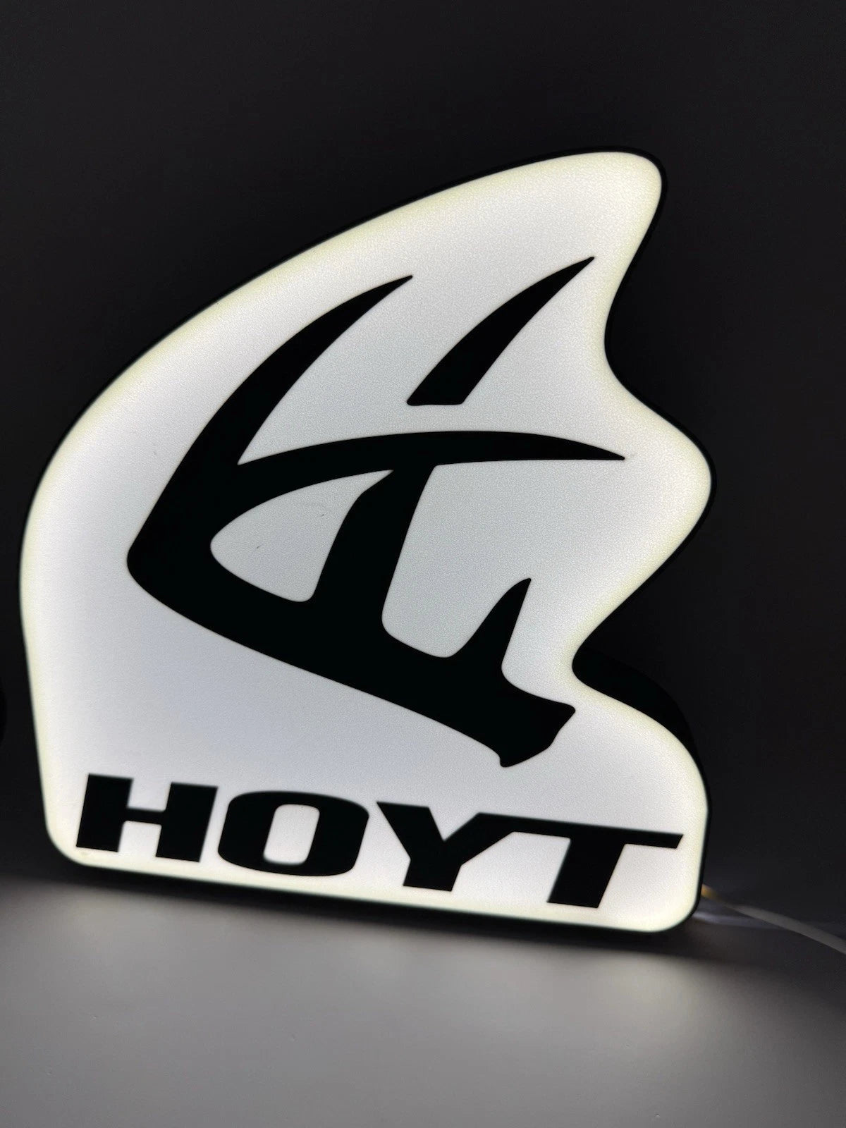 Team Hoyt Archery Bow Hunting Trophy Buck Light Up LED Neon Sign Man Cave