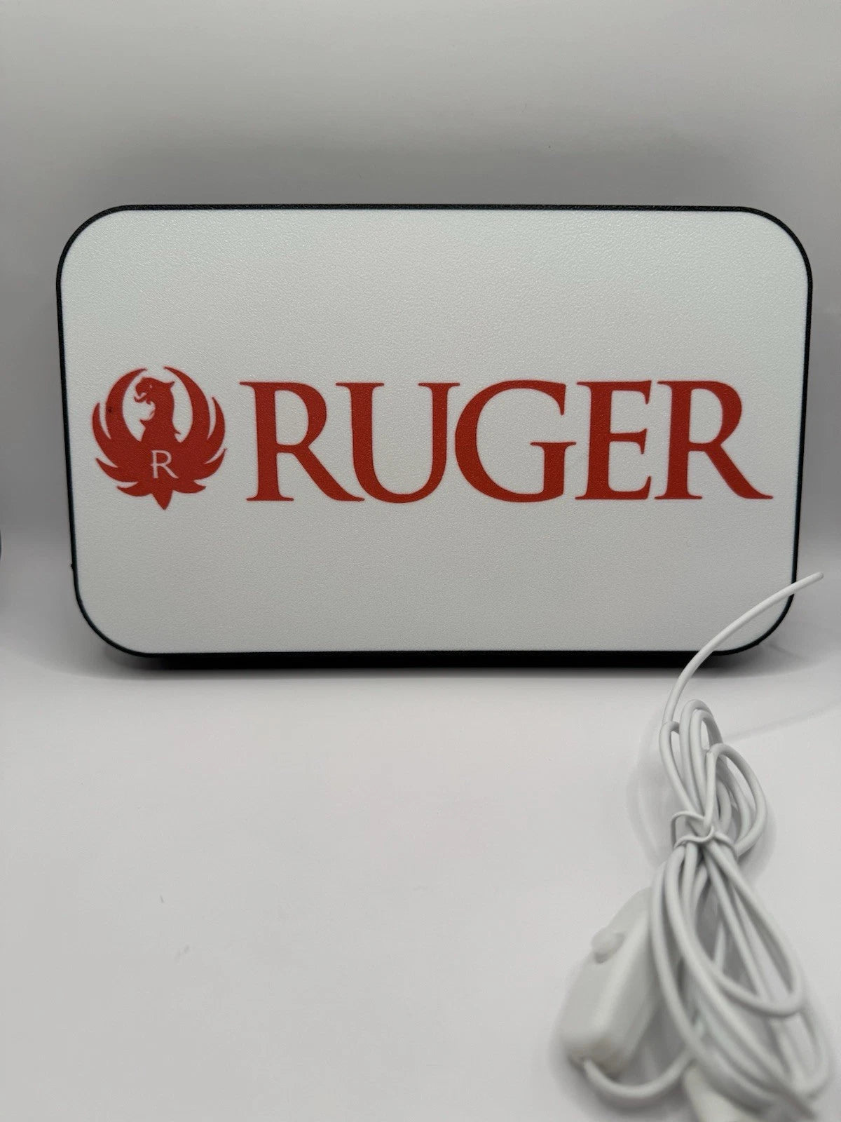 Ruger Firearms Light Up LED Neon Sign With USB- Reloading Shooting Hunting 2A