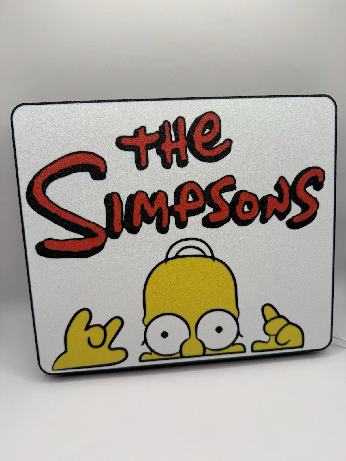The Simpsons Light Up LED Neon Sign W/ USB Cord - Homer Bart Marge Simpson’s