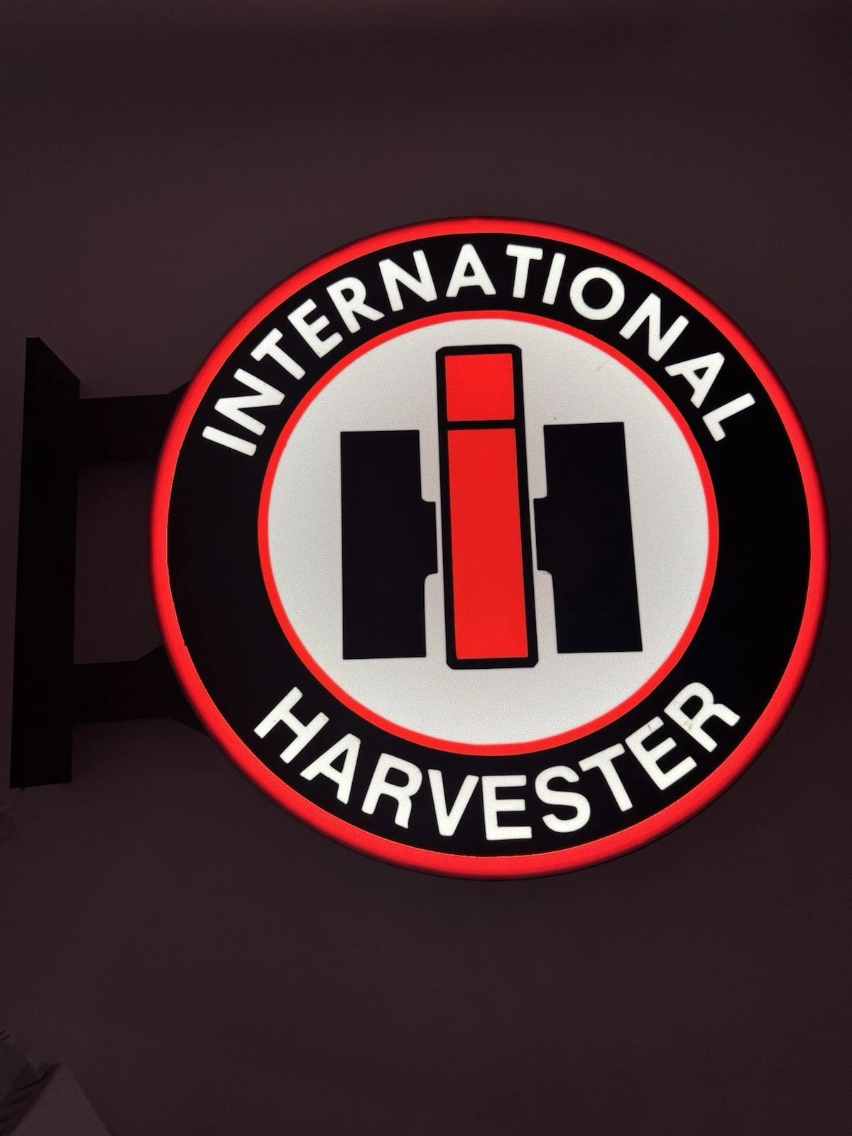 International Harvester 13” Pub Style Dual Side Light Up LED Sign