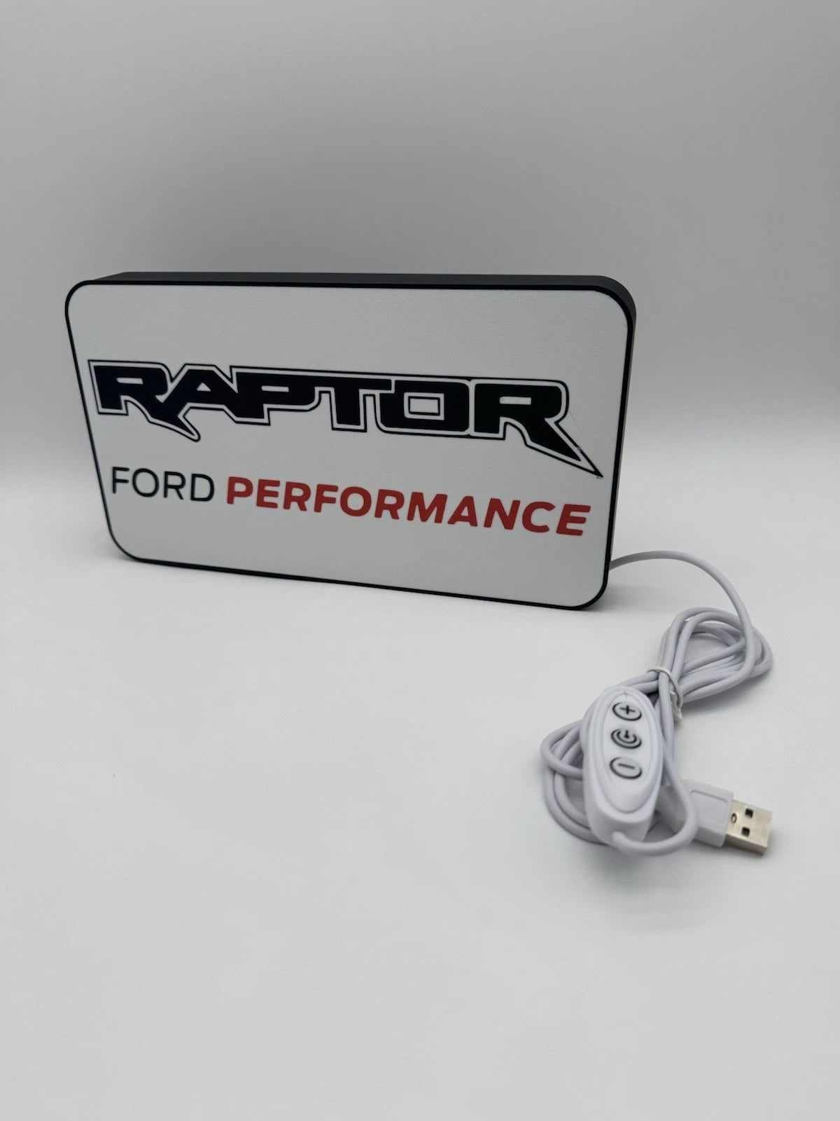 Ford F150 Raptor Performance -  10” Light Up LED Sign With USB Plug