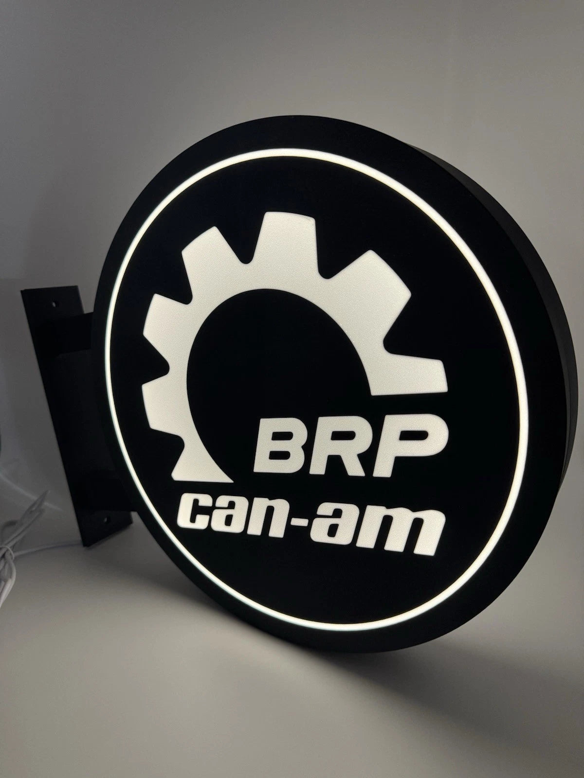 Can Am BRP 13”  Pub Style Dual Side Light Up LED Sign Gas Station Pub Bar